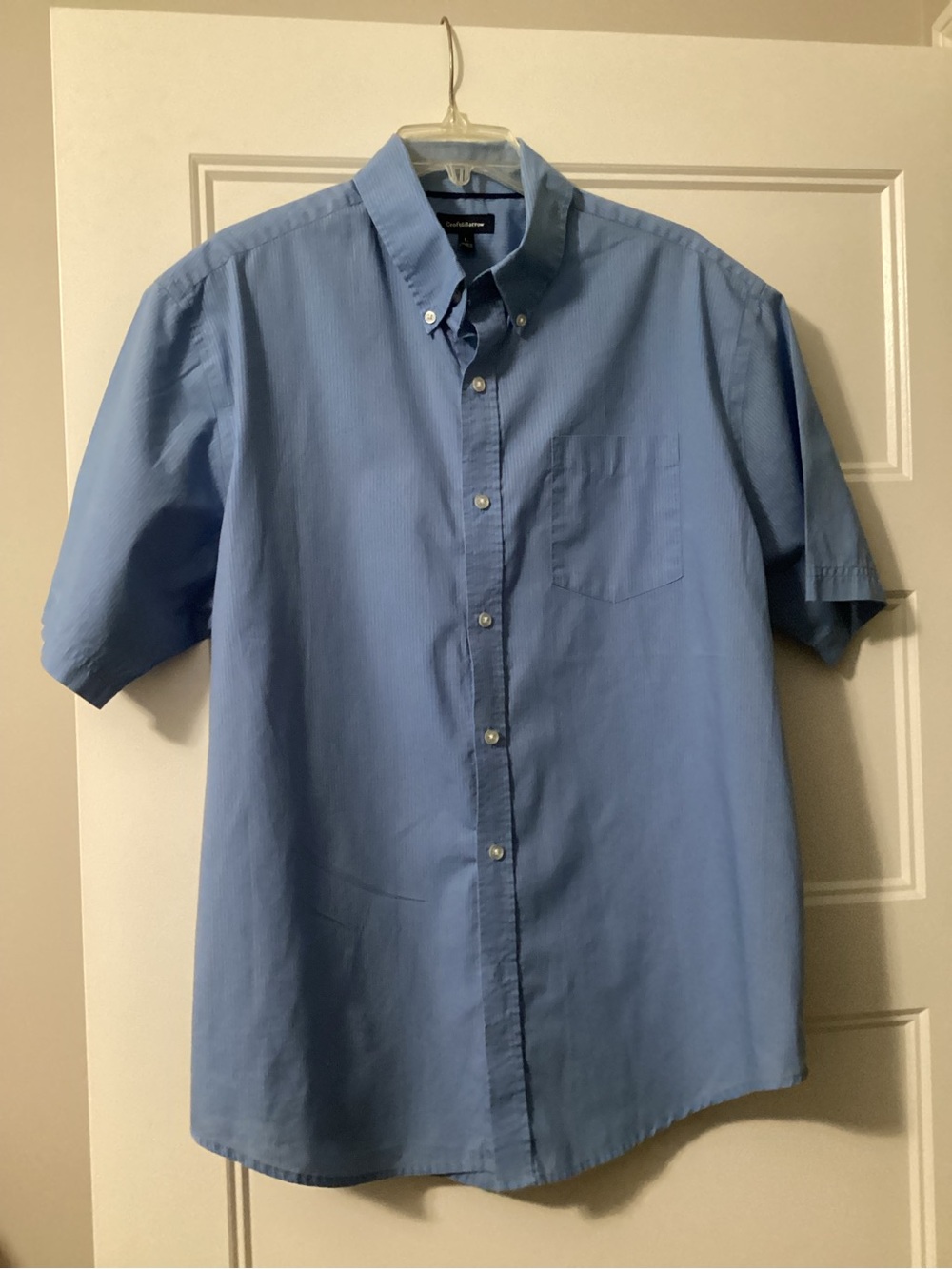 croft & barrow Light Blue Short-Sleeve Button-Down Shirt